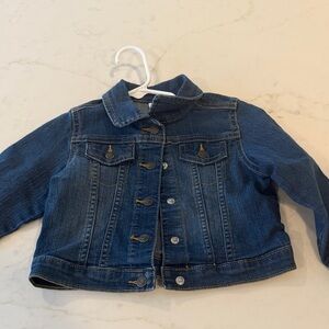 Classic Dark Blue Kids' Denim Jacket